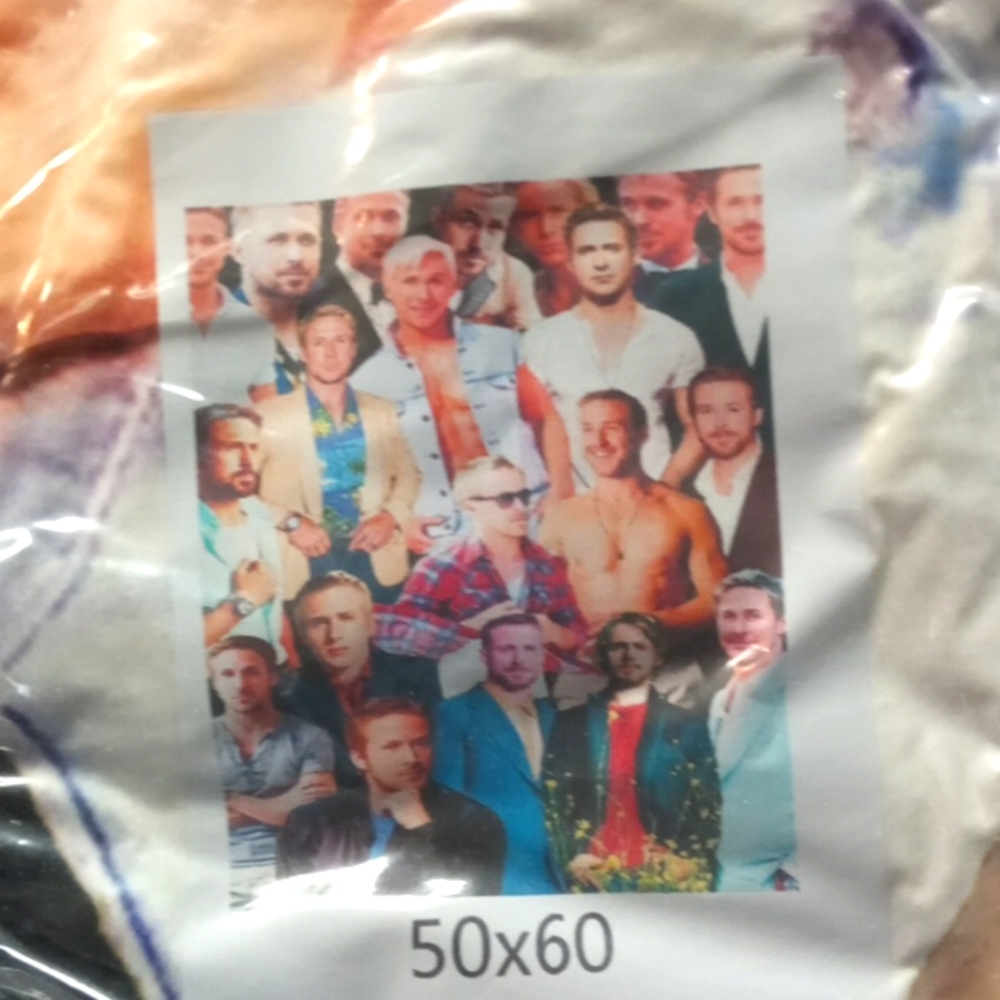 NIP Ryan Gosling 50x60  throw blanket
